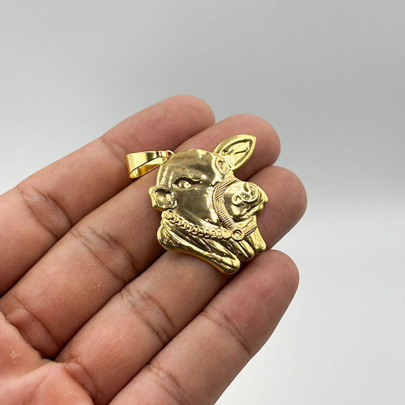 PINGENTE BOI NELORE - BANHADO A OURO 18K