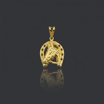 PINGENTE FERRADURA MÉDIA - 3x2,3cm - BANHADO A OURO 18K