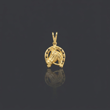 PINGENTE FERRADURA PP - 1x1,2cm - BANHADO A OURO 18K